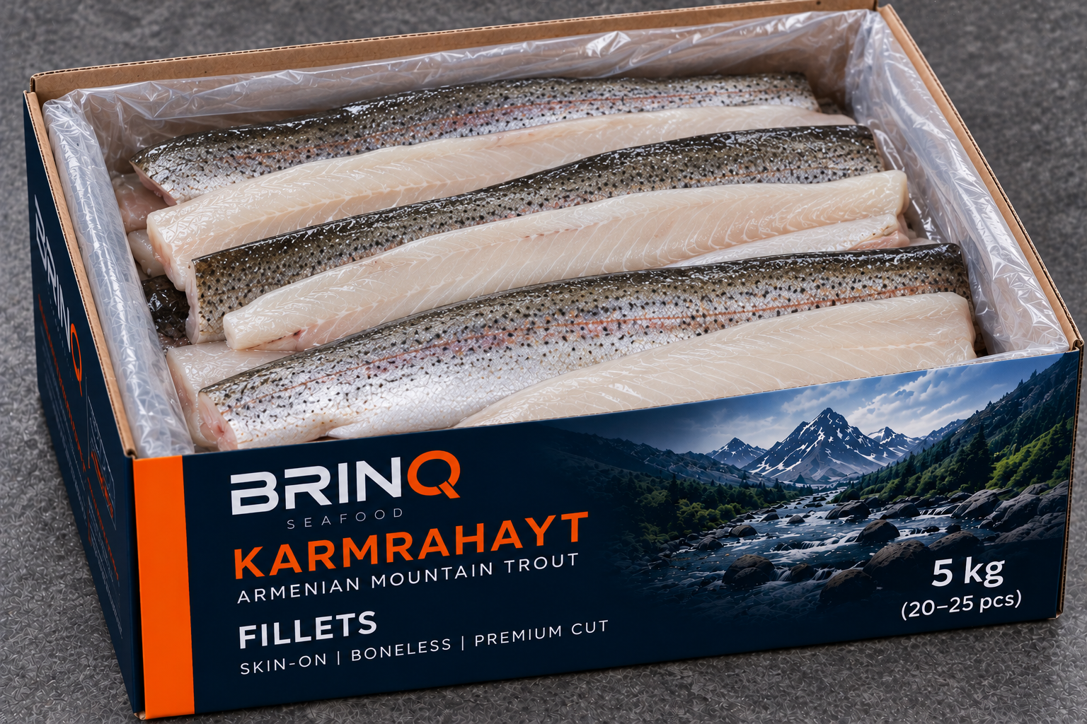 BRINQ Karmrakhayt Fillets 5kg Master Box