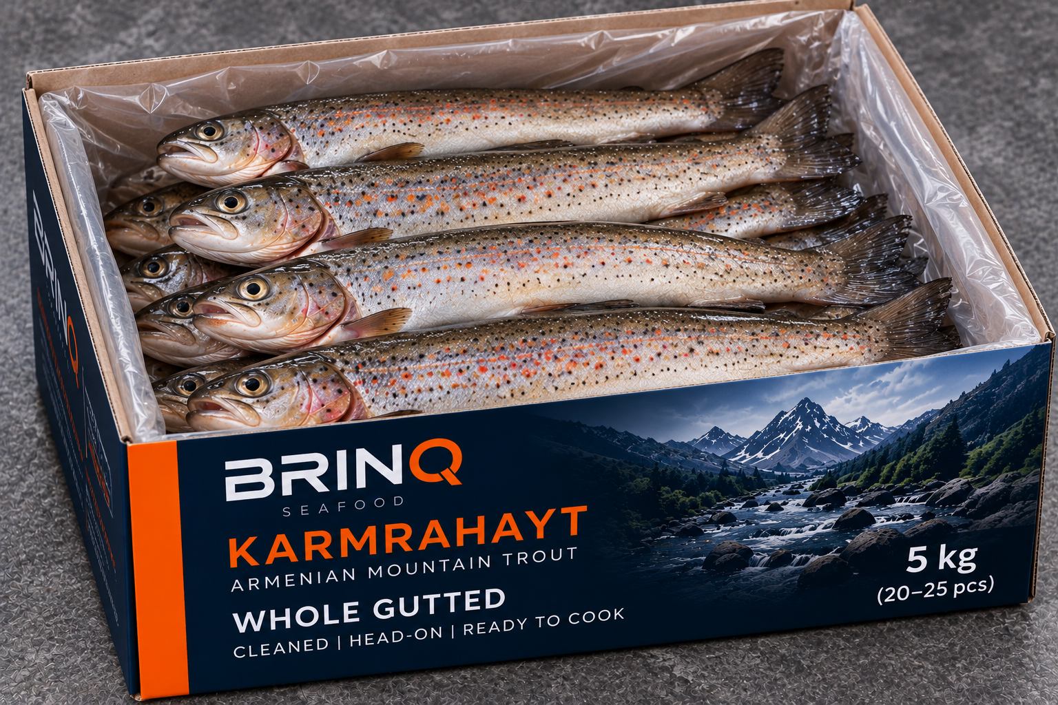 BRINQ Karmrakhayt Whole Gutted 5kg Master Box