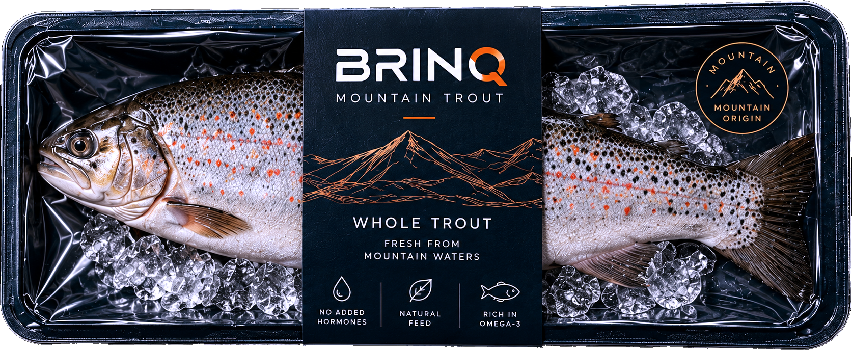 BRINQ Whole Royal Trout (Ishkhan) Skin-Pack Tray