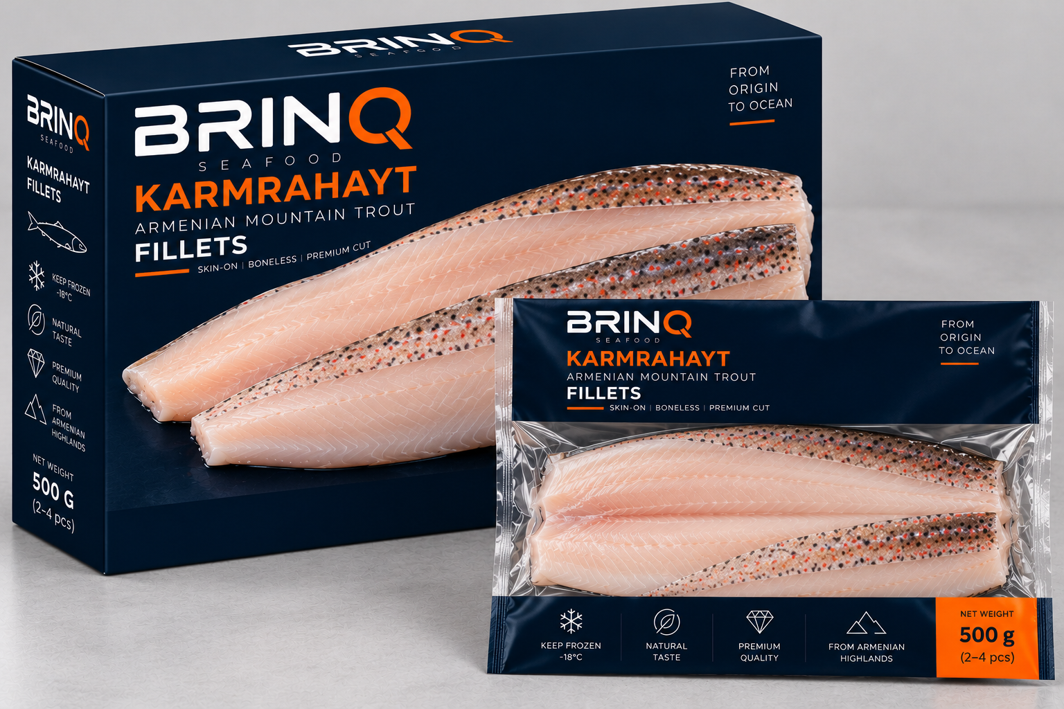 BRINQ Mountain Trout Fillet (Karmrakhayt)